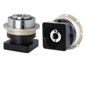 Heavy Duty Flange Helical Planetary Gear Reducer With Ultra Low Backlash And Versatile Gear Ratios, showing dual angle and compact design.
