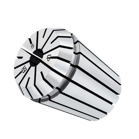 Six Precision ER40 Collet Chuck Set Range 27 To 32mm With High Toughness 65Mn Steel 0.008mm Tolerance For Serious Machining And Pro Shop Grind Work Right Now - close-up of ER40 collet.