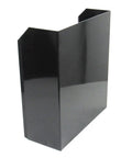 Black Junior Oil Cabinet Organizer for Garage and Trailer, Enclosed Aluminum Cabinet Holds 12 Quarts, Side View