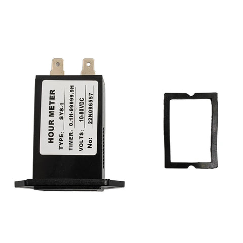 Industrial Hour Meter With Mechanical Display, Accumulating Timer Gauge For Engines And Generators, compact 60x36x24mm view