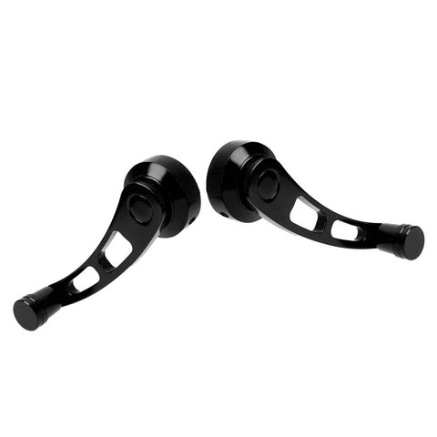 2 Pcs Window Handle And Window Riser Crank Winder Set For Classic Cars, Premium Alloy Material, Durable Black Finish