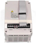 Premium Industrial Grade 7.5Kw Escalator Inverter For Emerson Lift Rigs with power supply connections and protective warning label.