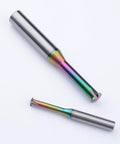 Two Beefy DLC Coated Carbide Thread Milling End Mills For Aluminum CNC Metalworking 60 Degree Threading Tools 5 Piece Set in view