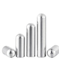 Heavy Duty Stainless Steel Round Head Cylindrical Dowel Pins Set, 304 Grade Locating Pins In Metric Sizes From M0.8 To M6 With 8mm Option