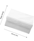 Premium Collapsible Oxford Cloth Drawer Organizer With Lid For Underwear Bras And Bathing Suits, white foldable 30.5x25 cm.