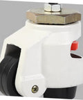 Close-up of Heavy Duty Adjustable Caster Wheel showing swivel plate mount for leveling furniture and smooth movement.