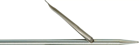 Barracuda 17-4 PH Notched Speargun Shaft 6.5mm Tahitian Style Beefy Heavy Duty 105 cm Tempered Steel Notched Tip