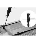 Top Notch 12 In 1 Screwdriver Set For Electronics Repair Kit With Torx Y Type Triangle Bits on a device panel