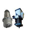 BT40 Belt Drive Spindle For CNC Router Milling 6000 RPM With Automatic Tool Change Water Cooled showing spindle and tool changer design.
