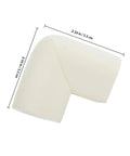 U Shaped Foam Corner Protectors 12 Piece Set for furniture edges and photo frames, white foam corner, 2.16 inches square