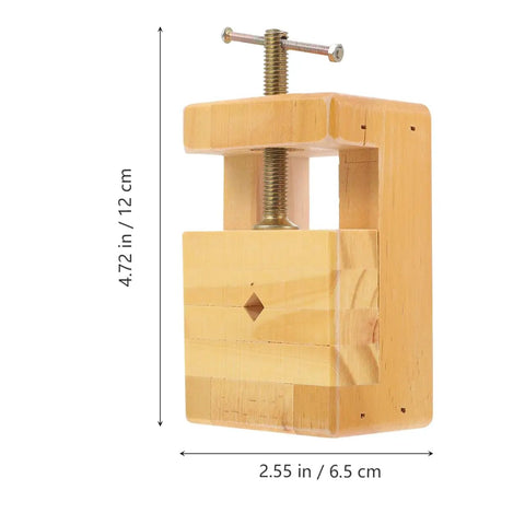 Adjustable Wood Carving Tool Clamp For Engraving And Seal Carving, Mini Bench Clamp with size 4.72x2.55 inches