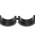 Bike Handlebar Extender 31.8mm To 25.4mm Conversion Clamp Spacer black plastic halves for oversized bars