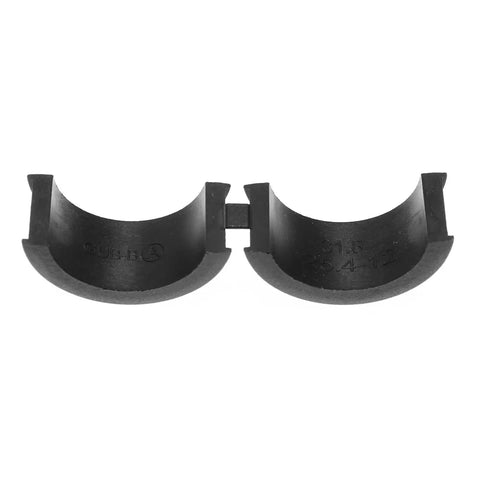Bike Handlebar Extender 31.8mm To 25.4mm Conversion Clamp Spacer black plastic halves for oversized bars