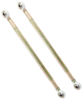 Two Piece 380mm 15 Inch Steering Tie Rod End Ball Joint Assembly With 10mm Bore For 110cc 125cc 150cc 200cc ATVs Dirt Bikes Go Karts Scooters Golf Carts And Buggy Beefy Heavy Duty DIY Replacement, two tie rods with heim joints