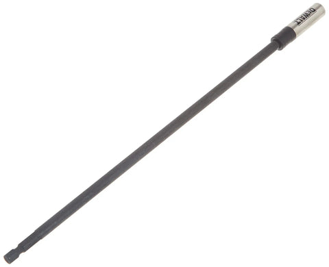 Impact Ready Drill Bit Holder Extension, 12 Inch, Magnetic Retention, Locking Bit Holder For One Inch Screw Driving Bits