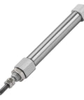 Slim Stainless Steel Air Pneumatic Cylinder CDJ2B 10 40 With M5 Port 10mm Bore 40mm Stroke Double Acting Single Rod side view