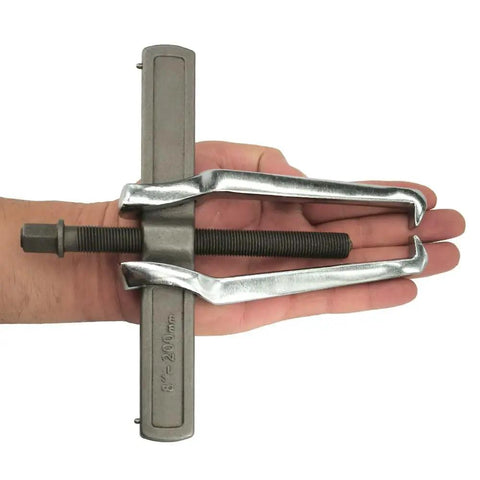 Two Jaw Gear Puller 8 Inch Heavy Duty Claw Puller For Removal Of Pulleys Flywheels And Bearings Perfect For Auto And Machinery Maintenance With Dual Claws And Easy Grip