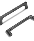 10 Pack Matte Dark Gunmetal Gray Modern Cabinet Pulls With 5 Inch Center To Center 128mm Timeless Drawer Pulls For Vanity And Kitchen Classic Solid Zinc Alloy Handles Rust Resistant Hardware
