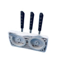 Front Panel Block Spare Part For Commercial Soft Serve Ice Cream Machines Built Tough For Busy Kitchens Heavy Duty Precision Crafted Standard Size Easy Install Fits Various Models High Quality Ice Cream Equipment Replacement Part, front view