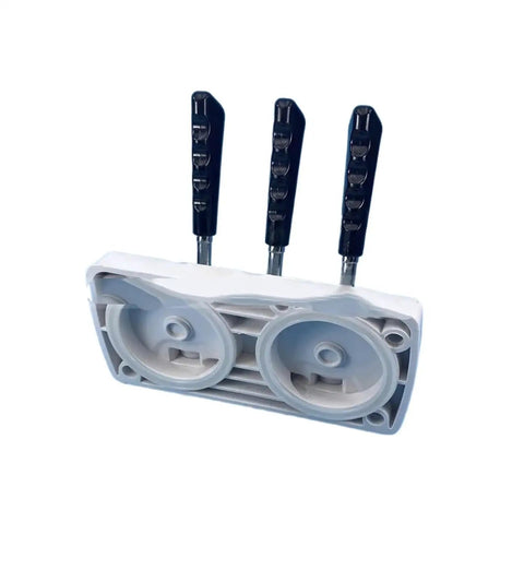 Front Panel Block Spare Part For Commercial Soft Serve Ice Cream Machines Built Tough For Busy Kitchens Heavy Duty Precision Crafted Standard Size Easy Install Fits Various Models High Quality Ice Cream Equipment Replacement Part, front view