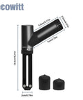 3 In 1 Soil Meter Sensor For Garden Monitoring Moisture Temperature And Electrical Conductivity Readings Sensor Only That Pairs With Gateway Or Console At 915 MHz And No Fuss WiFi Setup, black probe with caps, 13.5 cm