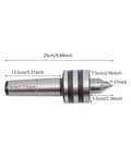 4 Inch Lathe Live Center MT3 Bull Nose 75 Degree Tip With Triple Ball Bearing For Hollow Turning Beefy Durable Alloy Steel Shaft