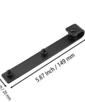 Heavy Duty Cabinet Sliding Barn Door Hardware Kit For TV Stands And Cupboards Storage Cabinets With J Shape Hanger Type 1