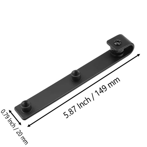 Heavy Duty Cabinet Sliding Barn Door Hardware Kit For TV Stands And Cupboards Storage Cabinets With J Shape Hanger Type 1
