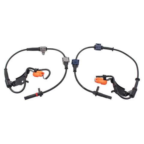Front And Rear Abs Wheel Speed Sensor Kit For Honda Crv 2.4L 2002 2006, durable sensors with wires for easy installation.