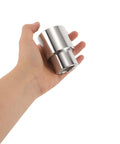 Steel Bottle Jack Lift Extension Adapter 1.38 Inch Height For Car Lifts And Trucks in hand, silver color