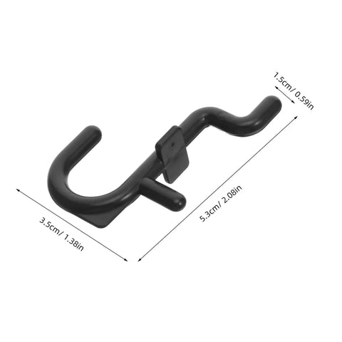 150 Pc Plastic Pegboard Hooks Set For Workshop And Garage No Tools Needed Pro Grade Easy Wall Mount Hooks For Tools Wrenches Tableware And More Durable Black Pegboard Accessories For Stable Flexible Storage, black plastic hook