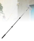 Adjustable Paint Roller Featuring Built In Splatter Guard For Ceilings And Walls No Fuss Long Reach Handle, in use for ceiling painting.