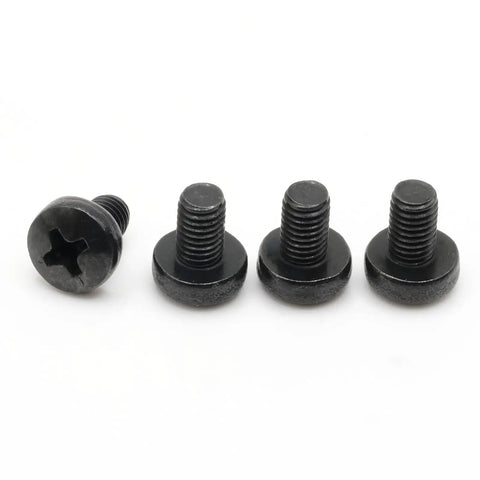 Rear License Plate Screws For Tesla Model 3 M3 Stainless Steel Black Oxide 8mm Long M5 Pack Of 4 No Rust No Oxidation