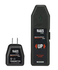 ET300 Circuit Breaker Finder with Bluetooth 4.2 set, showing handheld receiver and plug-in transmitter for 120V circuit location.
