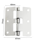 Rotating Concealed Door Hinge For Cabinets And Furniture Iron Removable Hook Hinge Built To Last Heavy Duty Chrome Plated Steel