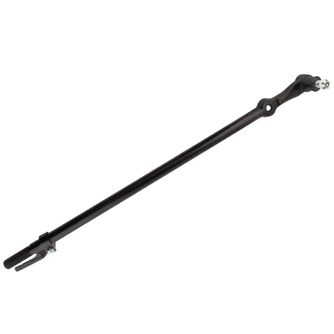 Front Center Drag Link Replacement For Ford F 250 F 350 Super Duty 2005 2006 2007 2008 2009 2010 2011 2012 2013 2014 2015 2016 4WD Models Only DS80749 Beefed Up Heavy Duty Steering Link black steel steering rod with ball joints