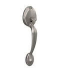 Plymouth Front Entry Handle Accent Lever For Right Handed Doors Satin Nickel Finish Handle Only Durable Zinc Alloy Construction Fits Standard Door Prep Front Door Hardware For Home Or Apartment Model FE285 PLY 619 ACC RH