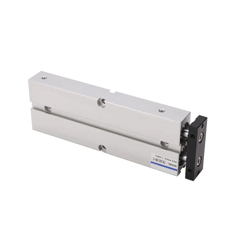 Double Rod Aluminum Alloy Pneumatic Air Cylinder With 10 To 200mm Stroke And 1.0 MPa Pressure Built To Last Heavy Duty Dual Acting Cylinder