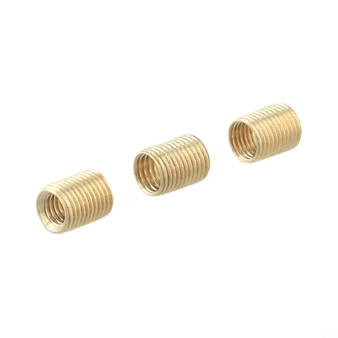Gold Aluminum Shift Knob Thread Adapter Kit 3 Piece M10x1.25 M10x1.5 M8x1.25 Nut Insert Set For Car Manual Gear Shifter Replacement