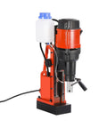 Heavy Duty Magnetic Drill Press For Steel Core Hole Cutting with strong magnetic base and coolant container for metal drilling.