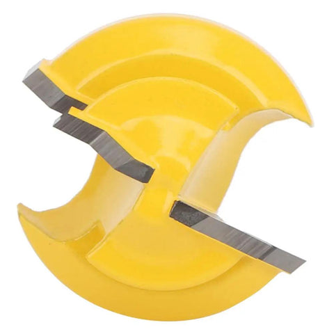 Get Your 45 Degree Router Bit For Woodworking Projects That Rock, Premium Cemented Carbide Mortise And Tenon Knife With Durable Cutter Design Built Heavy Duty For Sharp Milling Tasks Every Time, yellow carbide router bit, 12.7mm cut depth, sharp cutting edges.
