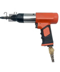 Rock Solid Pneumatic Hammer Kit And Rivet Gun Tools Perfect For Heavy Duty Nut And Screw Tightening jobs With Durable Build For Pros Who Need Serious Grind Power, orange pneumatic rivet gun with air hose fitting