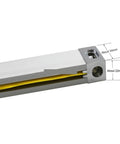 Tough As Nails Digital Caliper Linear Scale DRO Kit For Lathe And Mill Machines showing detailed scale measurements and construction