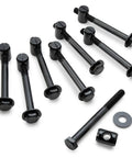 Heavy Duty Cross Dowel And Bolt Kit Eight Pack For Bed Frames And Workbenches With Washers, Five And A Half Inch Bolts visible