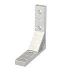 Heavy Duty L Shape Corner Brackets Kit For Aluminum Extrusion Frames, zinc alloy corner bracket, close-up view