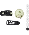 Zerone trolling motor stabilizer mount kit; marine-grade aluminum base, adjustable height, and mounting hardware