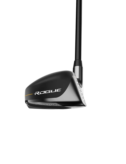 Rogue ST Max OS Lite 5 Hybrid Ladies Graphite 4.0 Flex Standard Golf Hybrid close-up, showing lightweight swing and tungsten weighting.