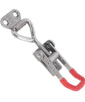 Image of Rock Solid Heavy Duty Toggle Clamp Clip Adjustable Latch For Quick Fixturing 150kg Clamp Power 304 Stainless Steel GH-4001-SS