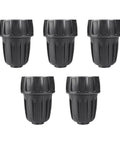 Five Pack One Half Inch Drip Irrigation Tubing Fittings To Faucet Garden Hose Adapters Three Quarter Inch GHT To One Half Inch Drip Fittings Plastic Faucet Connector For Three Quarter Inch Garden Hoses Compatible With Rain Bird Orbit Dig Hunter Toro