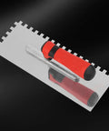 5 Piece Square Notched Trowel Set With Pro Grade Stainless Steel Trowels And Margin Flooring Trowel For Masonry And Tiling Soft Grip Handles
